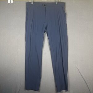 Greyson Montauk Trouser Blue Pants Golf Stretch Performance Mens 35x30